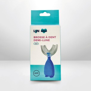 Brosse à dent demi-lune