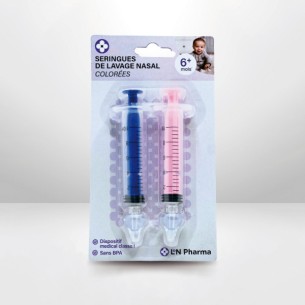 Seringues nasales bébé colorées  10ml, Irrigateur nasal