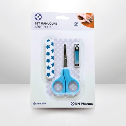 Set manucure bébé BLEU
