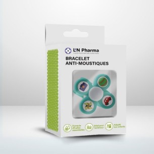 Bracelet anti-moustiques rotatif