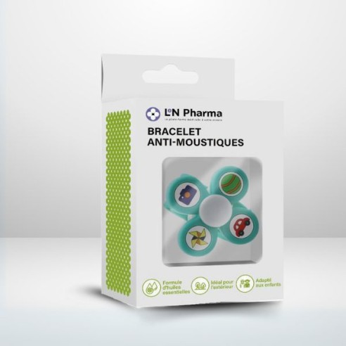 Bracelet anti-moustiques rotatif