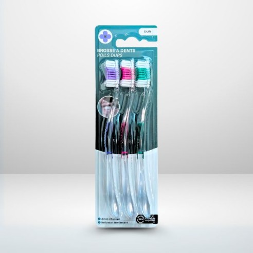 Brosse à dents Durs - Pack de 3