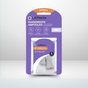 Pansements ampoules orteils 17x51mm
