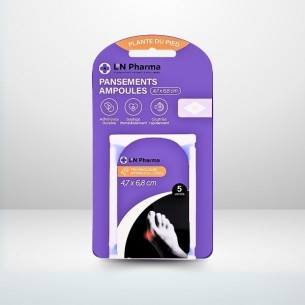Pansements Ampoules Plante du pieds - 47x68mm