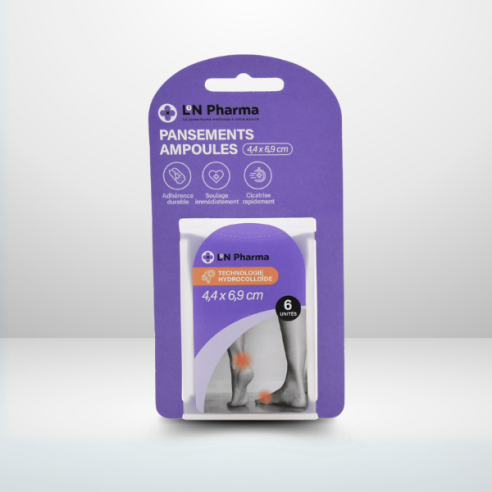 Pansements ampoules - Talons 44x69mm