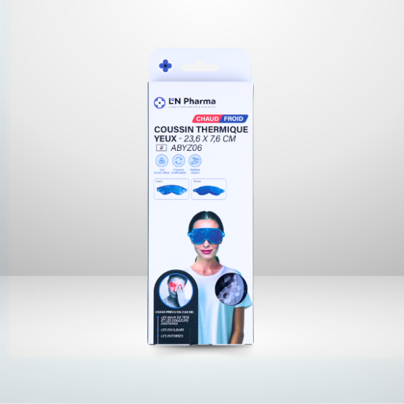 Coussin thermique Yeux - Face en velours