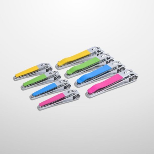 Présentoir coupe-ongle colorés - 24 pièces