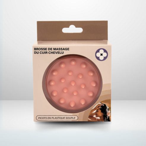Brosse massage cuir chevelu