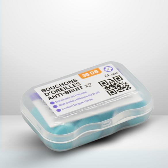 Bouchons d'oreille - Cylindriques x2 paires