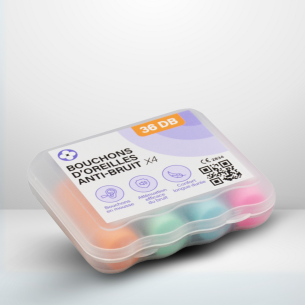 Bouchons d'oreille - Cylindriques x4 paires 2