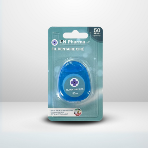 Fil dentaire ciré - 50 mètres