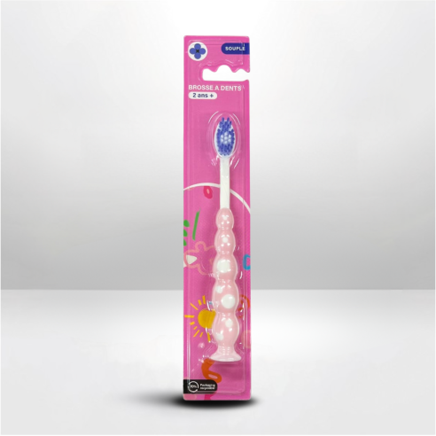 Brosse à dents rose - Enfant