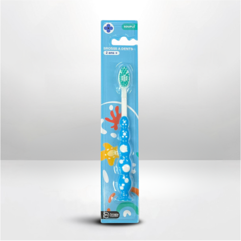Brosse à dents bleue - Enfant