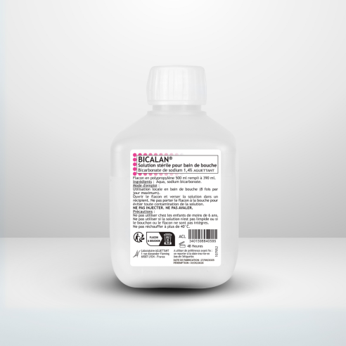 Solution stérile pour bain de bouche - 500ml...