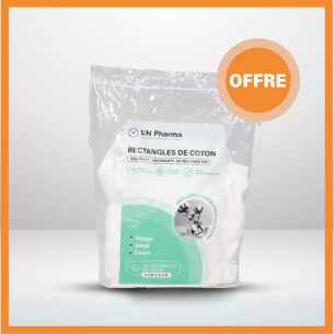 Rectangle de coton - Sachet de 180