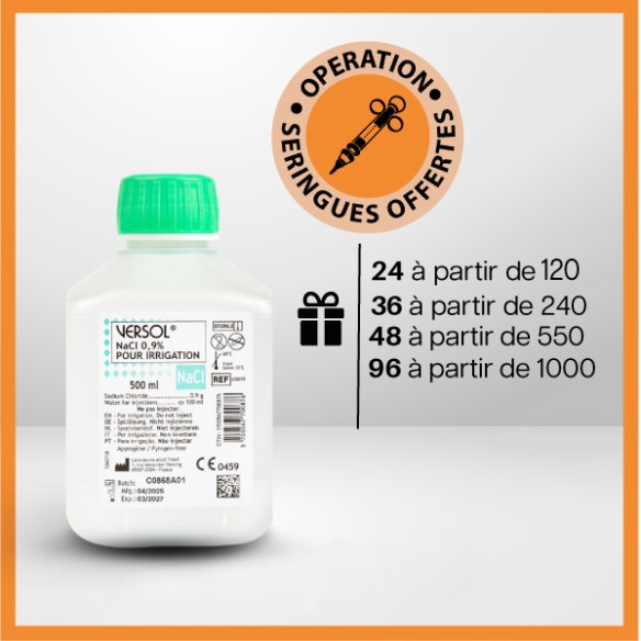 Sérum physiologique VERSOL - 500ml