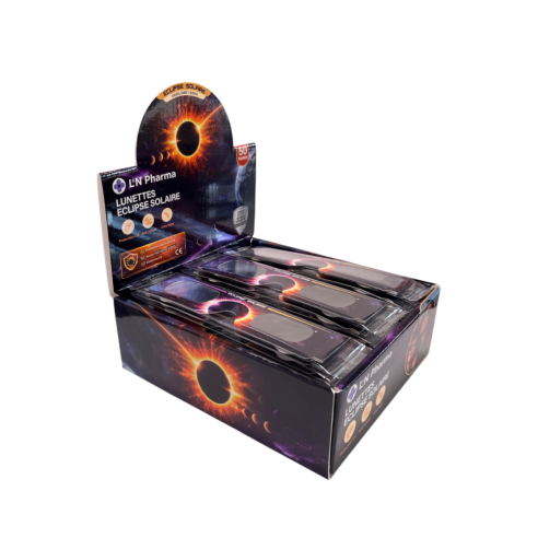 Lunettes éclipse solaire ( Présentoir de 50) -...