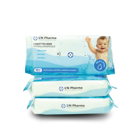 TRIPACK Lingettes bébé à eau L2N