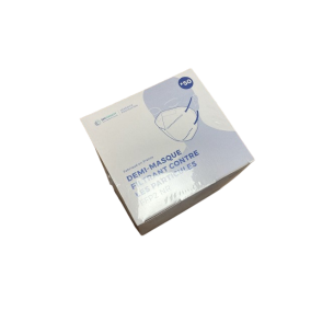 Masques FFP2 NR FRANÇAIS Blancs - Boite de 50 pcs