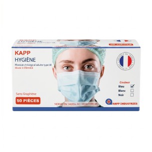 Masques bleus type IIR FRANCAIS