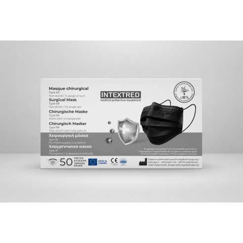 Masques noirs type IIR - Made in Europe
