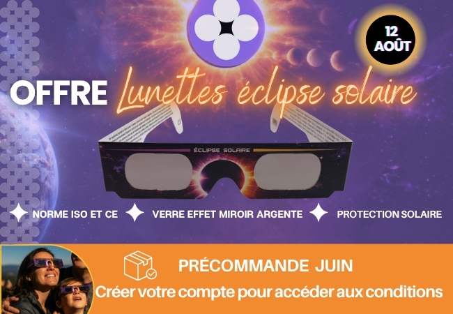 Lunettes éclipse solaire
